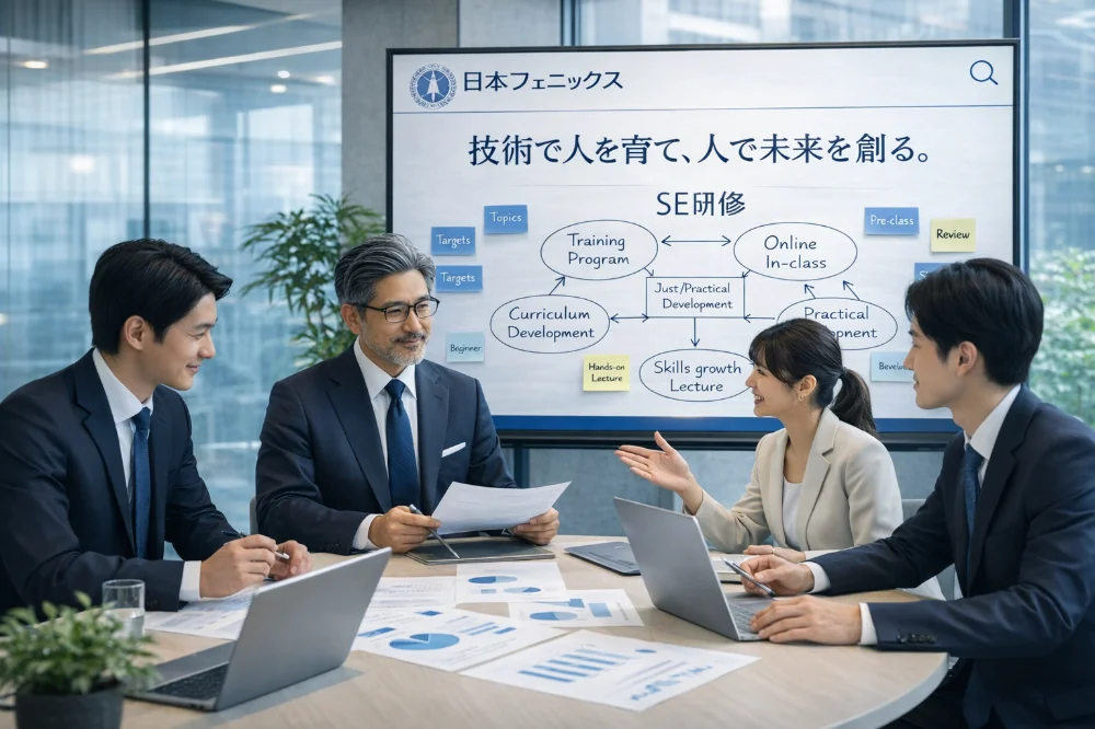 SE研修ミーティングの様子